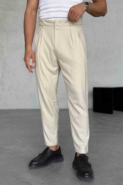 Wholesale Mens Beige Baggy Pants