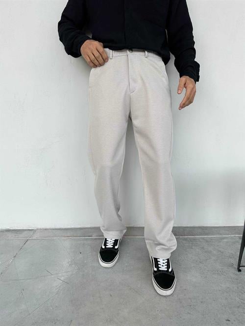 Wholesale Mens Beige Baggy Pants
