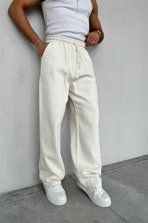 Wholesale Mens Beige Baggy Pants
