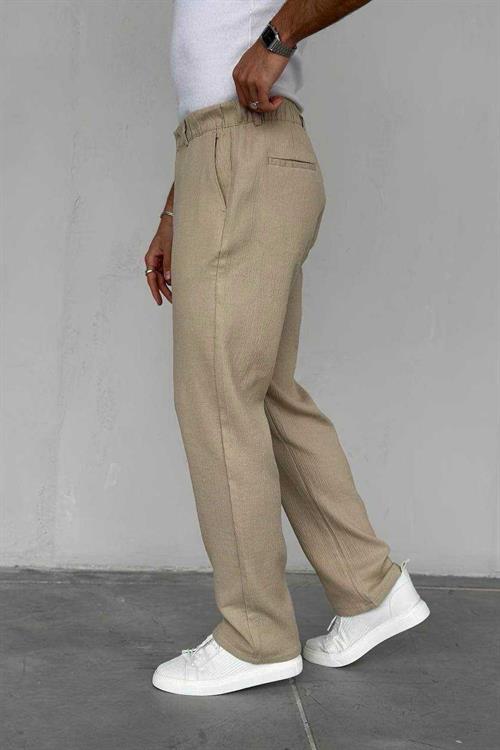 Wholesale Mens Beige Baggy Pants