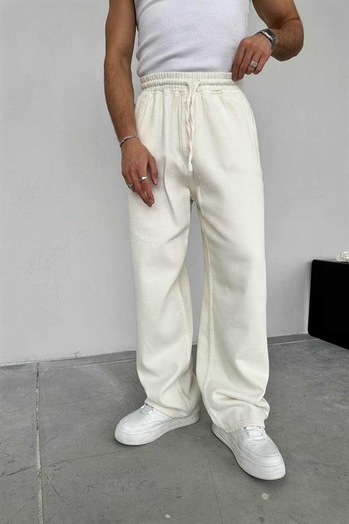 Wholesale Mens Beige Baggy Pants