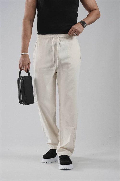 Wholesale Mens Beige Baggy Pants