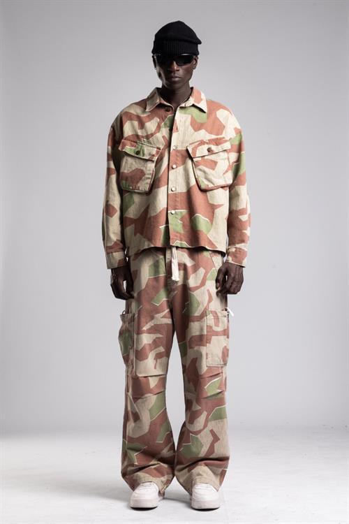 Wholesale Mens Beige Camouflage Jacket