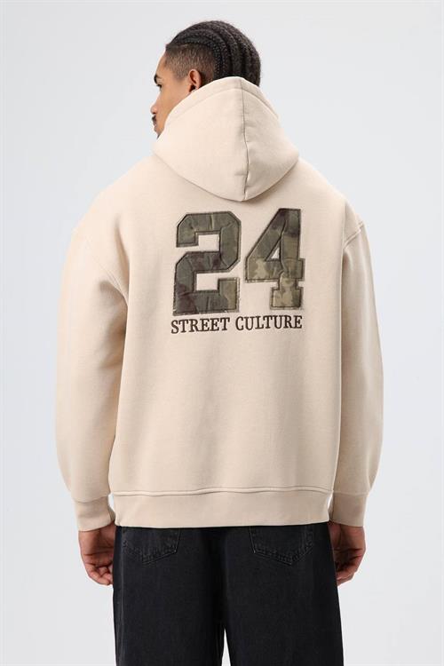 Wholesale Mens Beige Hoodie
