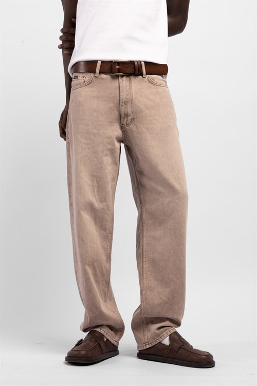 Wholesale Mens Beige Jeans