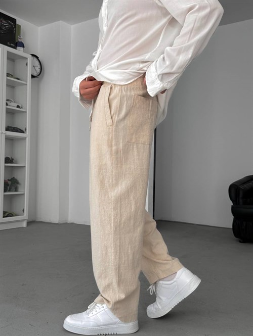 Wholesale Mens Beige Pants
