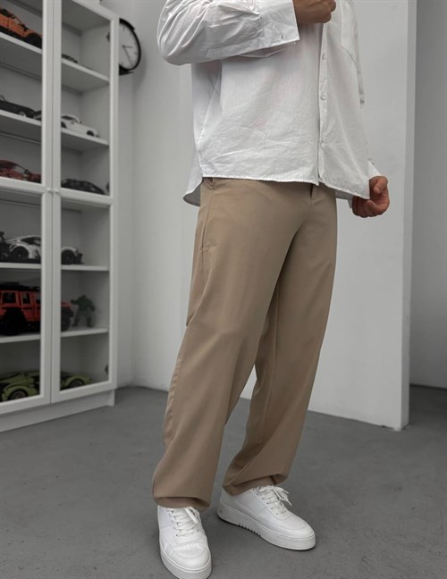 Wholesale Mens Beige Pants