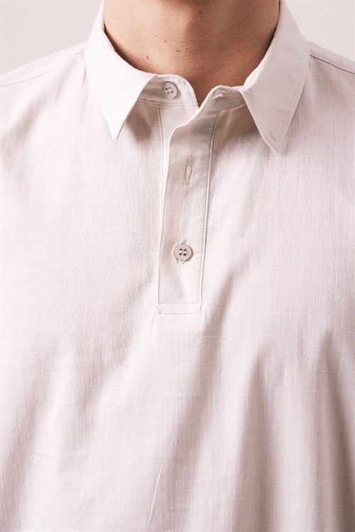 Wholesale Mens Beige  Polo T-Shirt