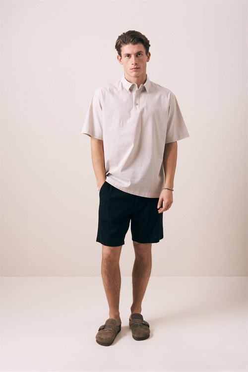 Wholesale Mens Beige  Polo T-Shirt