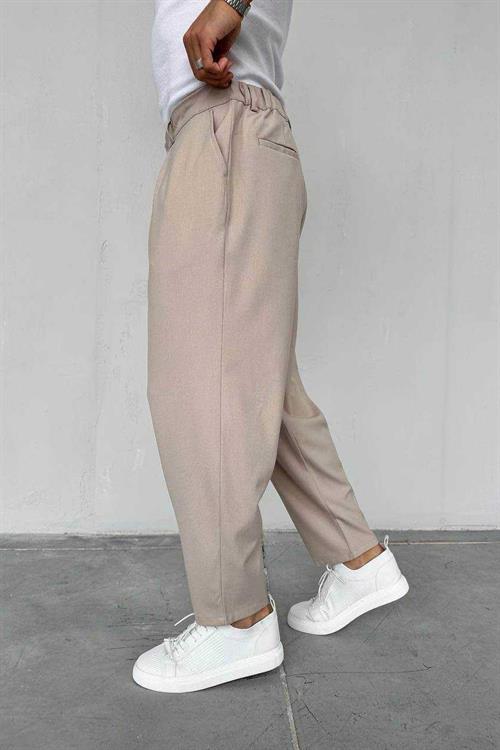 Wholesale Mens Beige Relaxed Fit Jeans