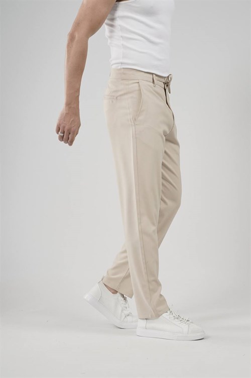 Wholesale Mens Beige Relaxed Pants