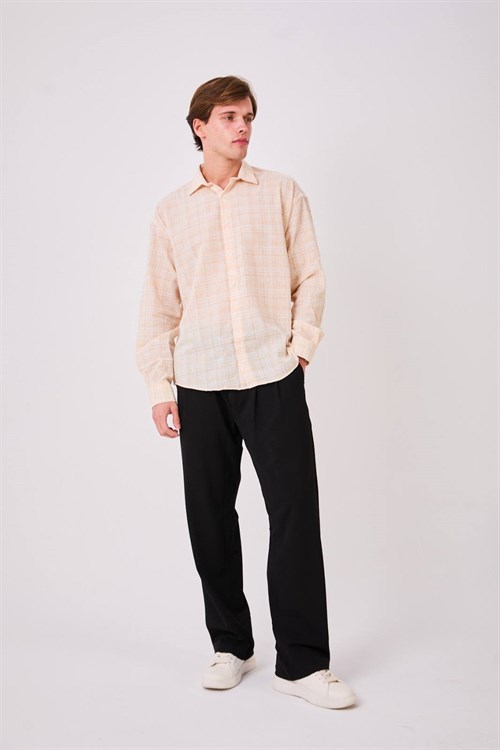 Wholesale Mens Beige Shirt 