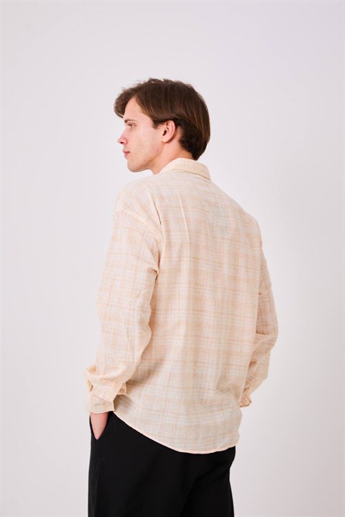 Wholesale Mens Beige Shirt 