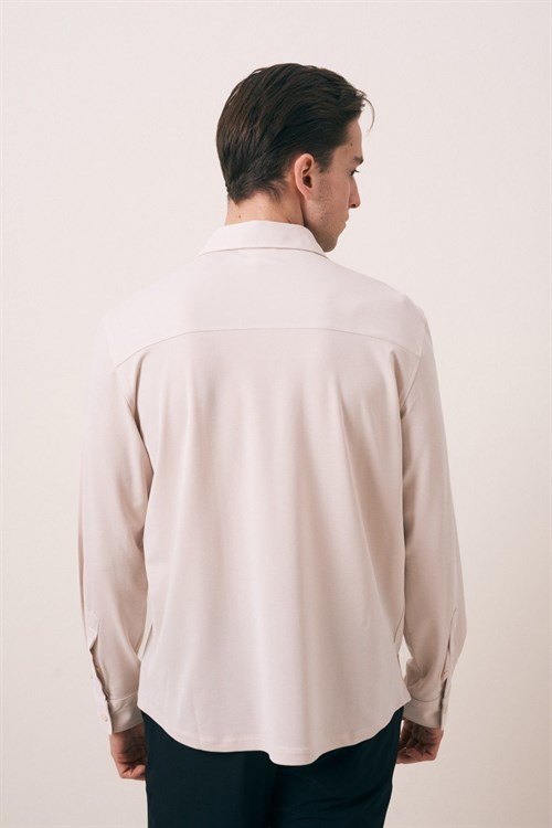 Wholesale Mens Beige Shirt