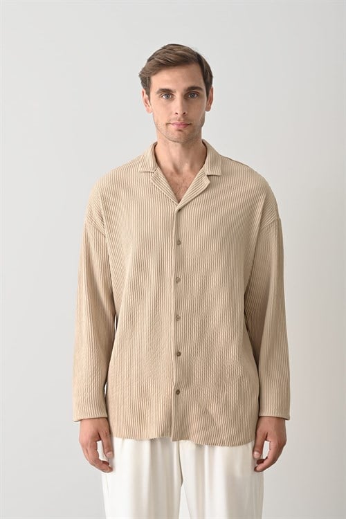 Wholesale Mens Beige Shirt
