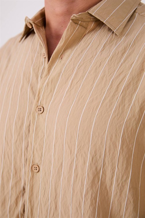 Wholesale Mens Beige Shirt 