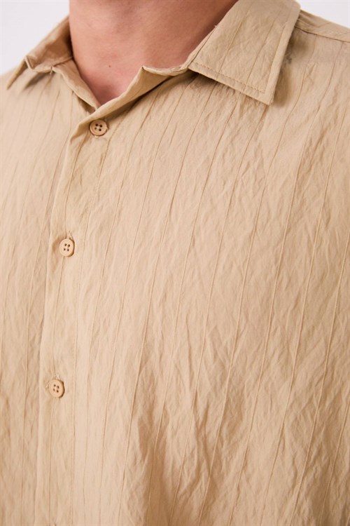 Wholesale Mens Beige Shirt 