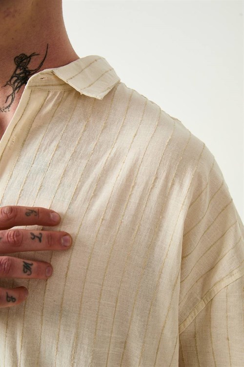 Wholesale Mens Beige Shirt 