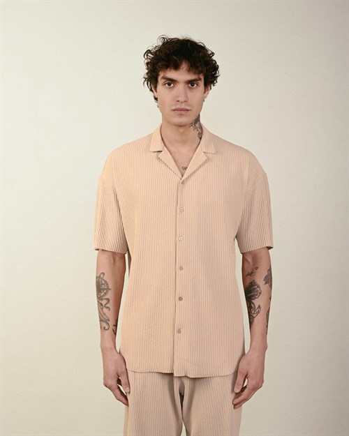 Wholesale Mens Beige Shirt