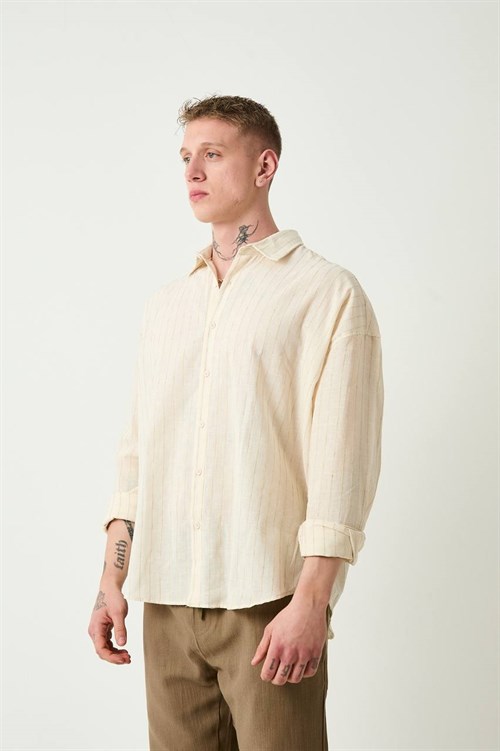 Wholesale Mens Beige Shirt 