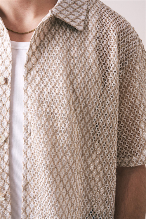 Wholesale Mens Beige Shirt