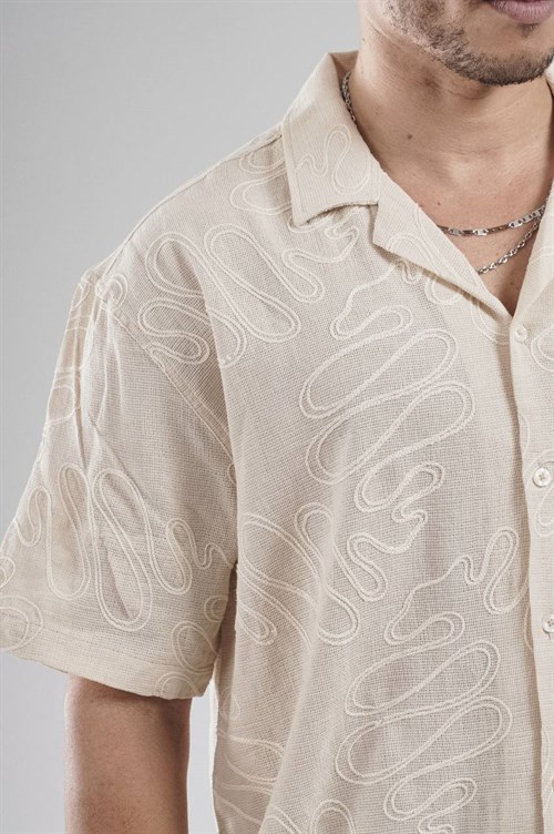 Wholesale Mens Light Beige Shirt