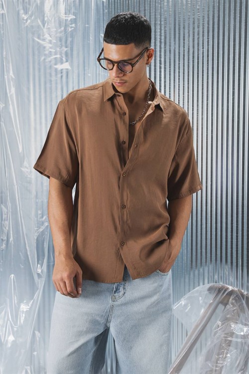 Wholesale Mens Beige Shirt