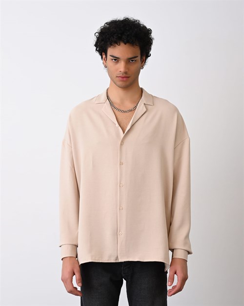 Wholesale Mens Beige Shirt