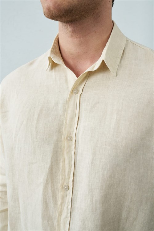 Wholesale Mens Beige Shirt