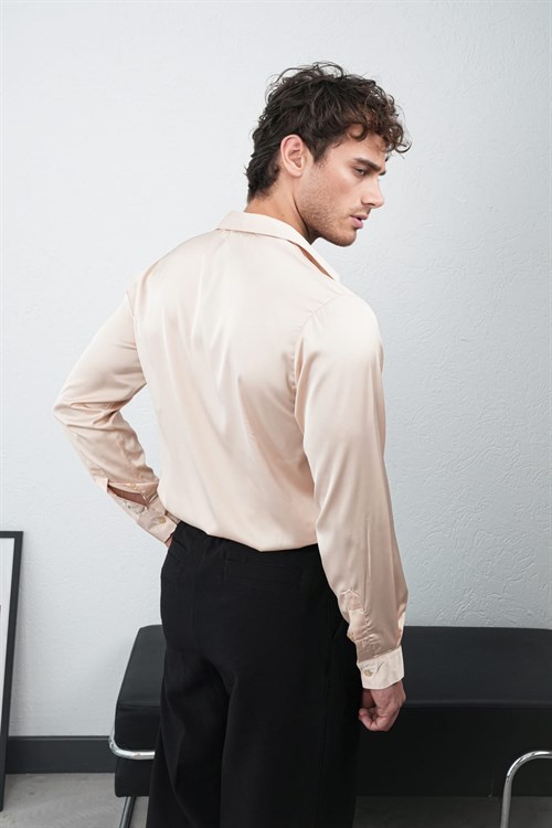 Wholesale Mens Beige Shirt