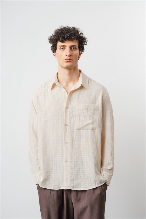 Wholesale Mens Beige Shirt