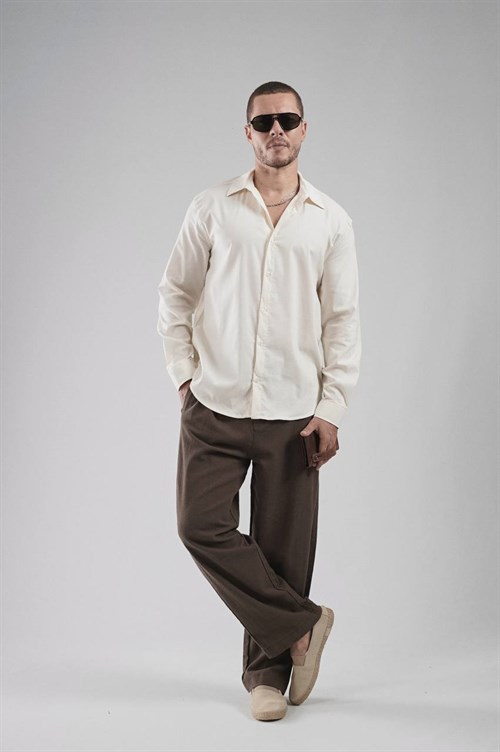 Wholesale Mens Beige Shirt