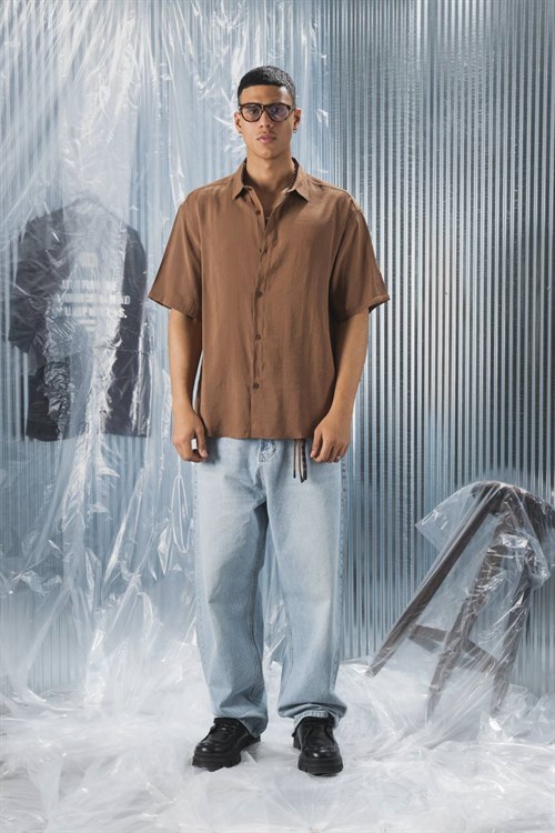 Wholesale Mens Beige Shirt