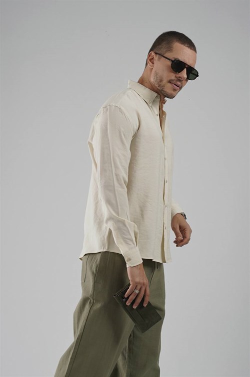 Wholesale Mens Beige Shirt