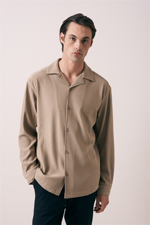 Wholesale Mens Beige Shirt