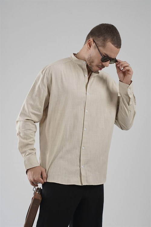 Wholesale Mens Beige Shirt