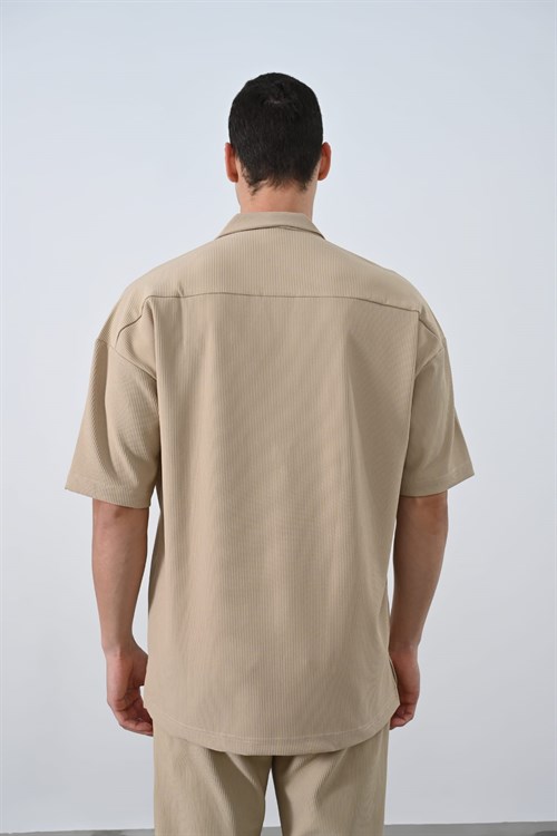 Wholesale Mens Beige Shirt