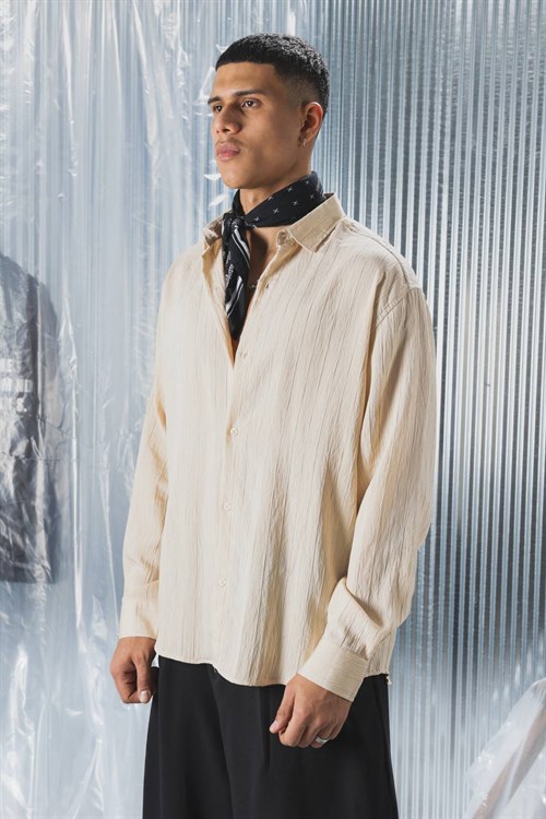 Wholesale Mens Beige Shirt