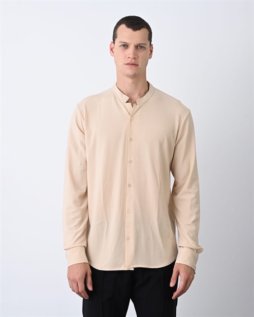 Wholesale Mens Beige Shirt