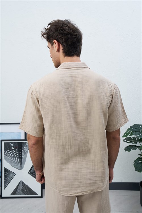 Wholesale Mens Beige Shirt