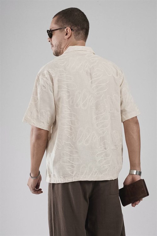 Wholesale Mens Light Beige Shirt