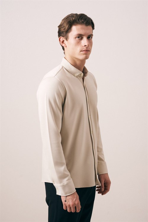 Wholesale Mens Beige Shirt