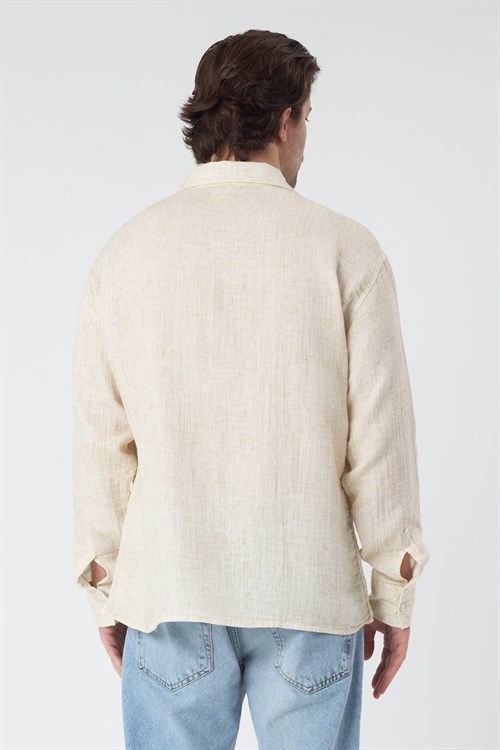 Wholesale Mens Beige Shirt