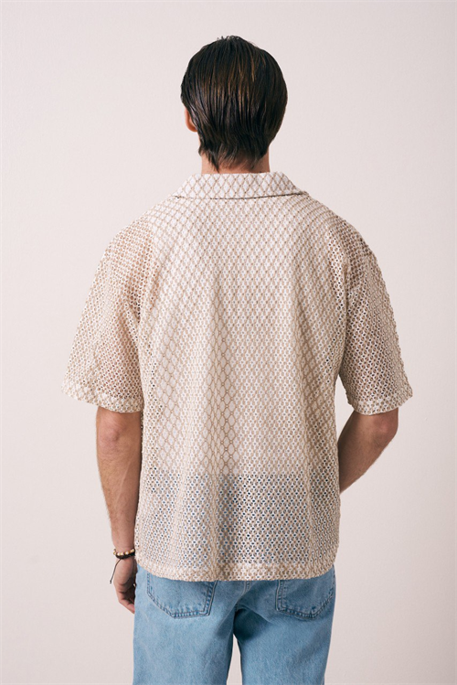 Wholesale Mens Beige Shirt