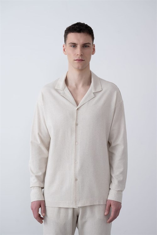 Wholesale Mens Beige Shirt
