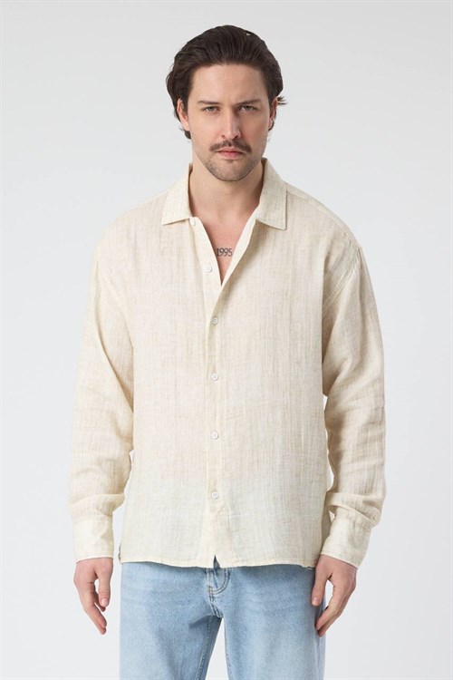 Wholesale Mens Beige Shirt