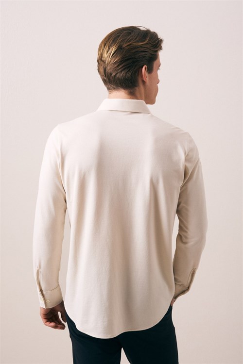 Wholesale Mens Beige Shirt