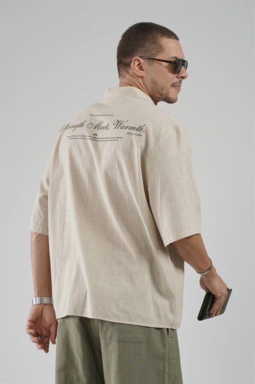 Wholesale Mens Beige Shirt