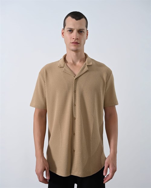 Wholesale Mens Beige Shirt