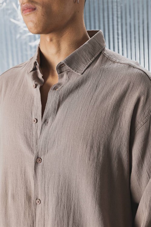 Wholesale Mens Beige Shirt